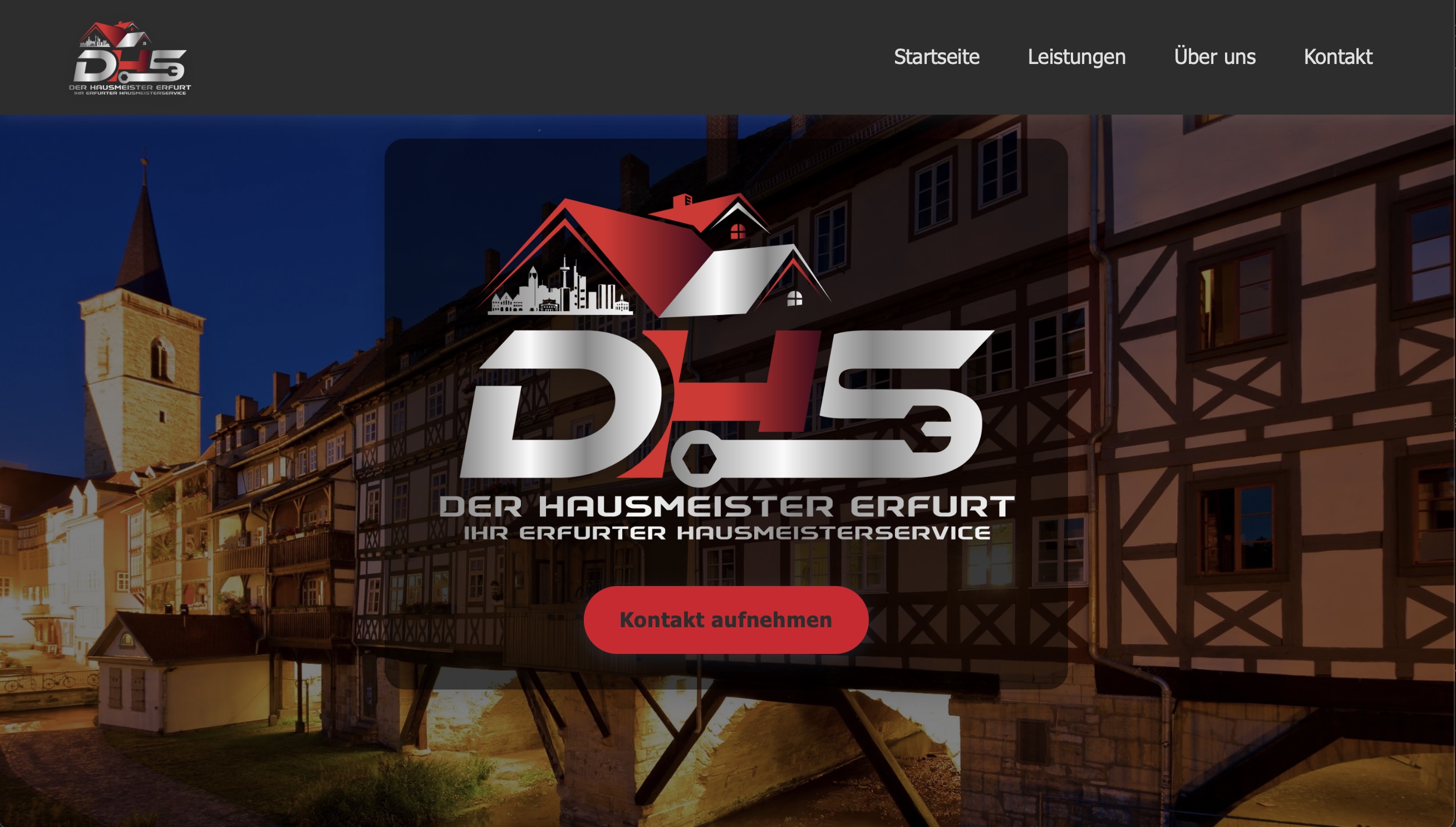 WebAgentur Referenz - Der Hausmeister Erfurt Website SEO Optimierung