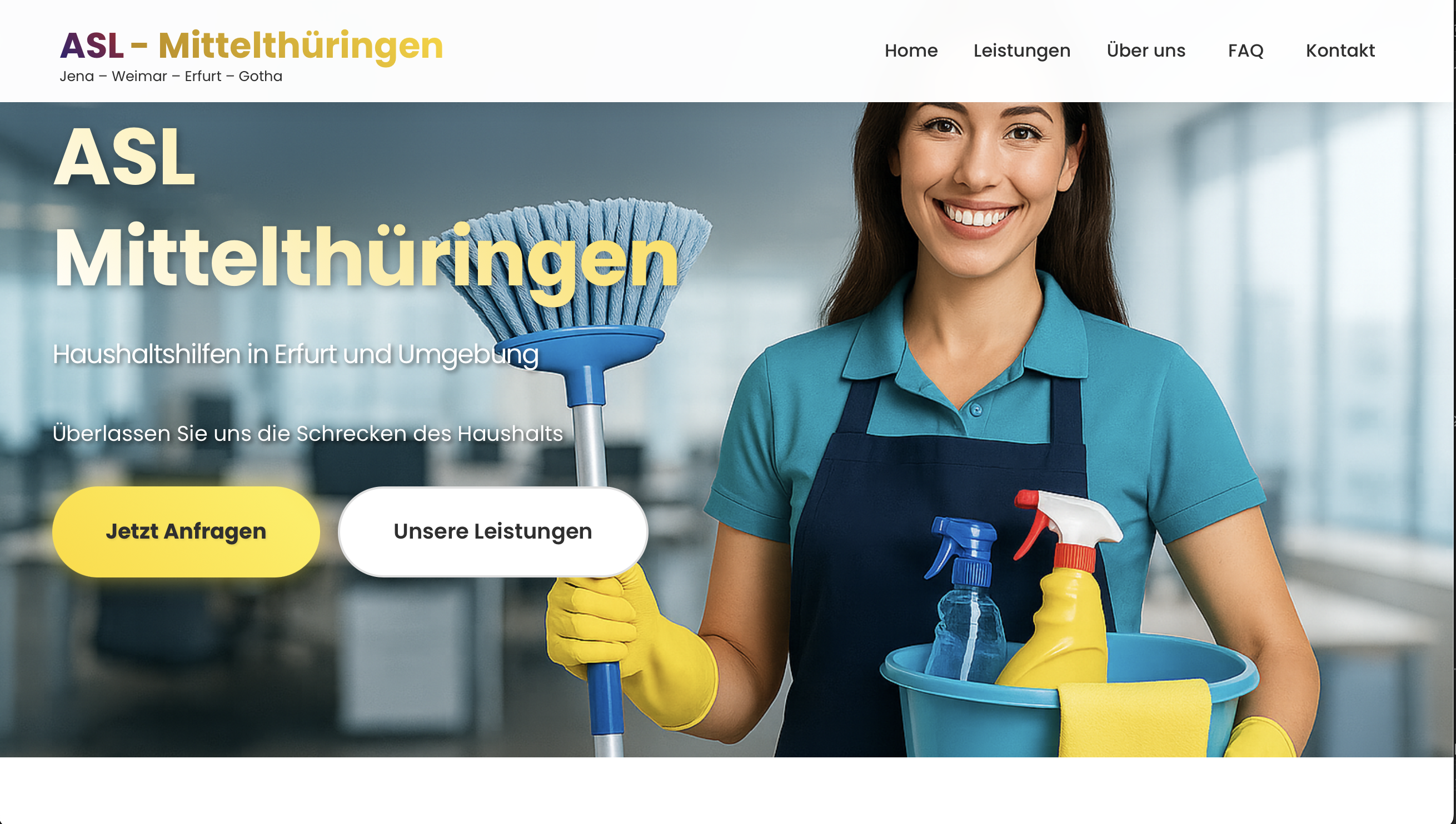 WebAgentur Projekt ASL-Thüringen - Website Relaunch in 4 Tagen